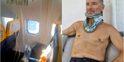 barbat aspirat prin geam ryanair jpg