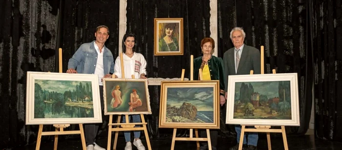 Expoziție de pictură Georgis Chihaia în cadrul piesei foto: arhiva personală 