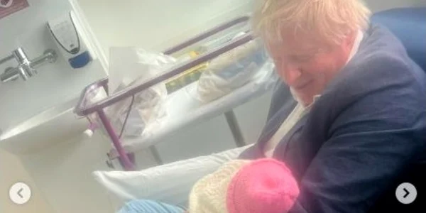 Boris Johnson tatic, foto Instagram jpg