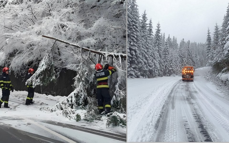 Probleme cauzate de viscolul puternic în România. A fost anunțat Cod Roșu de vreme rea