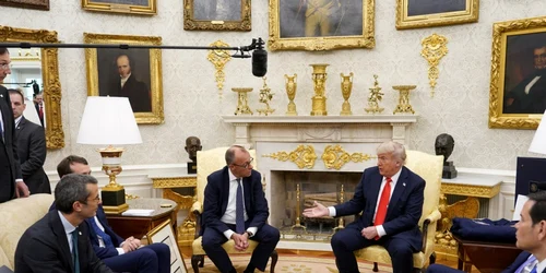 Donald Trump Friedrich Merz Biroul Oval 2FOTO EPA EFE jpg