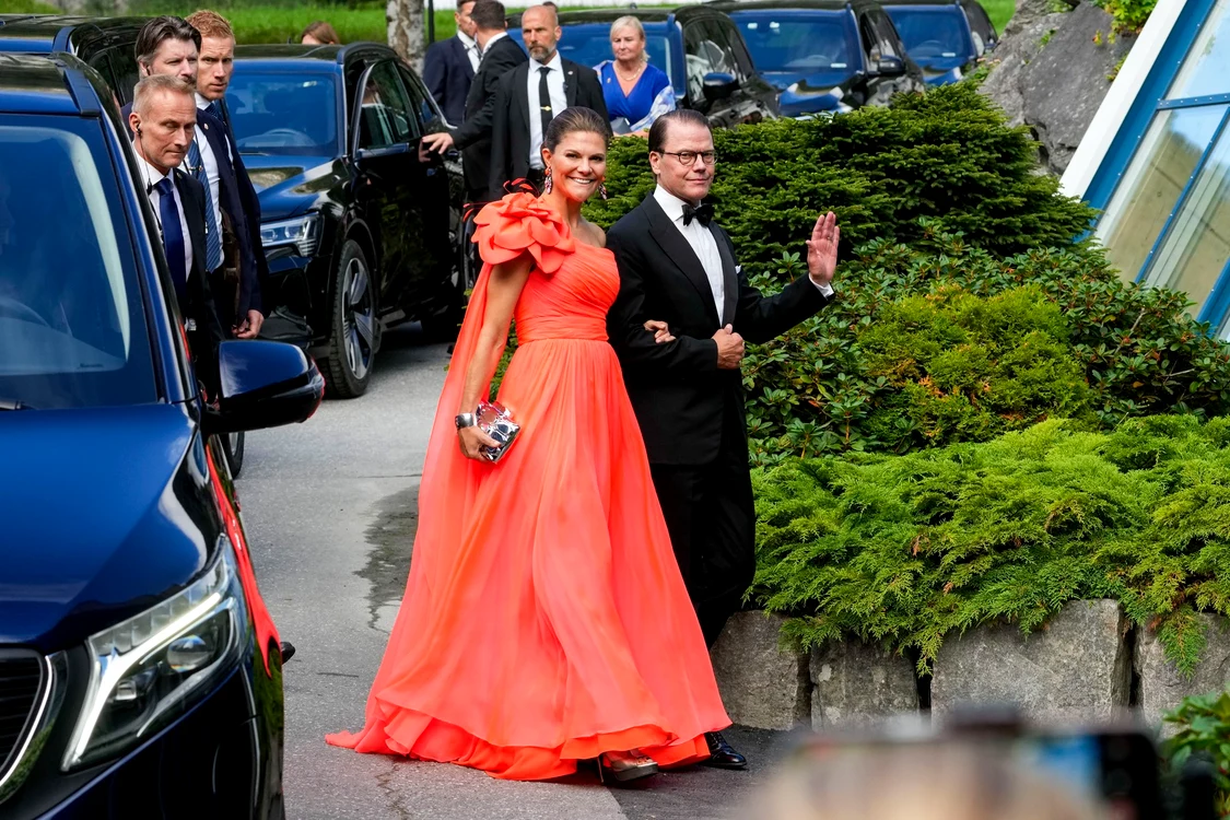 Prințesa Victoria și Prințul Daniel la nunta Prințesei Martha Louise cu Durek Verret.FOTO:Profimedia
