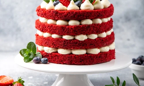 Tort cu fructe si crema de branza  Sursa foto shutterstock 1384543001 jpg