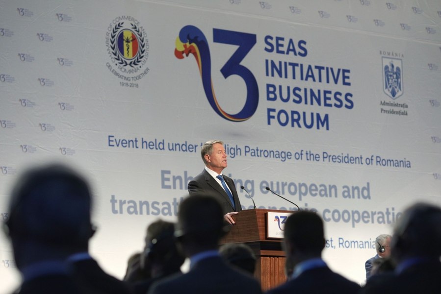Klaus Iohannis participă la Summitul Iniţiativei celor Trei Mări de la Vilnius. Conectivitatea cu Ucraina și R. Moldova, pe agendă 
