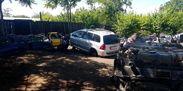 Deseuri de fier vechi FOTO Prefectura Giurgiu