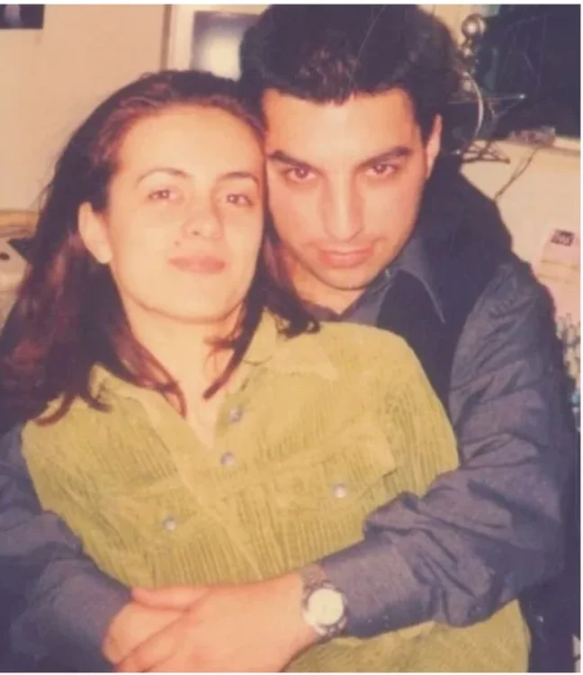 Simona Gherghe alături de primul ei iubit