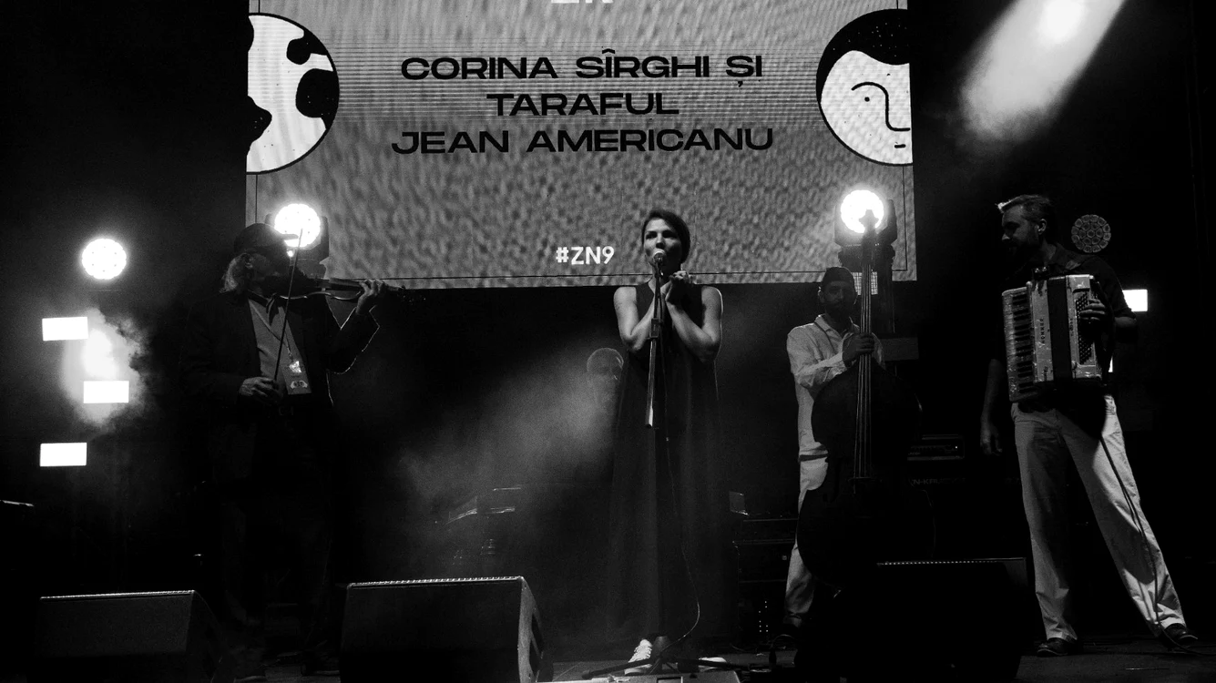 Corina Sîrghi și Taraful Jean Americanu pe scena festivalului Zilele Nordului Darabani
