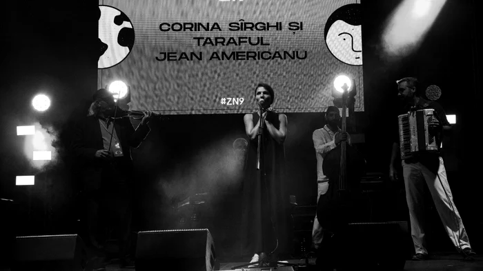 Corina Sîrghi și Taraful Jean Americanu pe scena festivalului Zilele Nordului Darabani