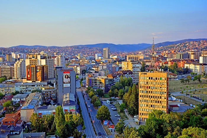 Vedere din Priştina, capitala Kosovo Foto Shutterstock