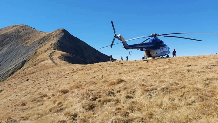 refugiu montan scara fagaras platforma elicopter