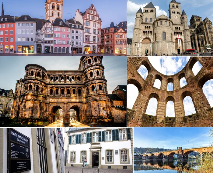 Trier comoara Germaniei sau „a doua Roma” Colaj TripAdvisor&Shutterstock