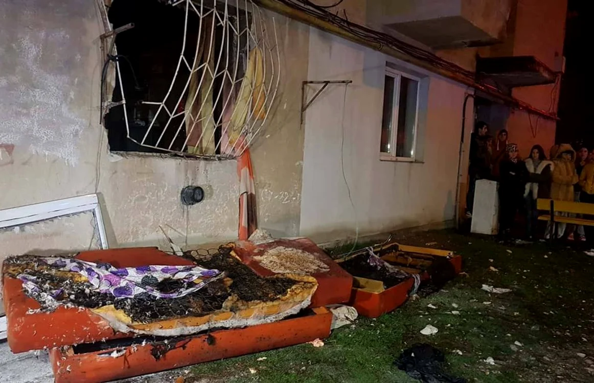 Apartamentul unde s-a produs explozia