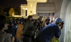 Conferinţă de presă Donald Trump la Casa Albă 5 noiembrie  FOTO EPA-EFE / Chris Kleponis