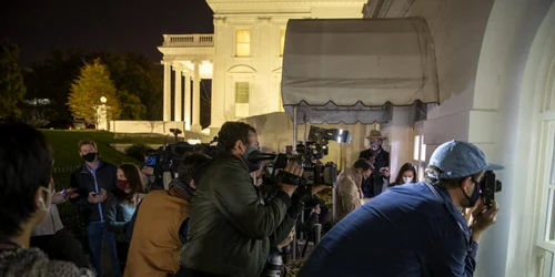 Conferinţă de presă Donald Trump la Casa Albă 5 noiembrie  FOTO EPA-EFE / Chris Kleponis