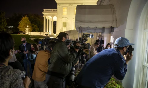 Conferinţă de presă Donald Trump la Casa Albă 5 noiembrie FOTO EPA-EFE / Chris Kleponis