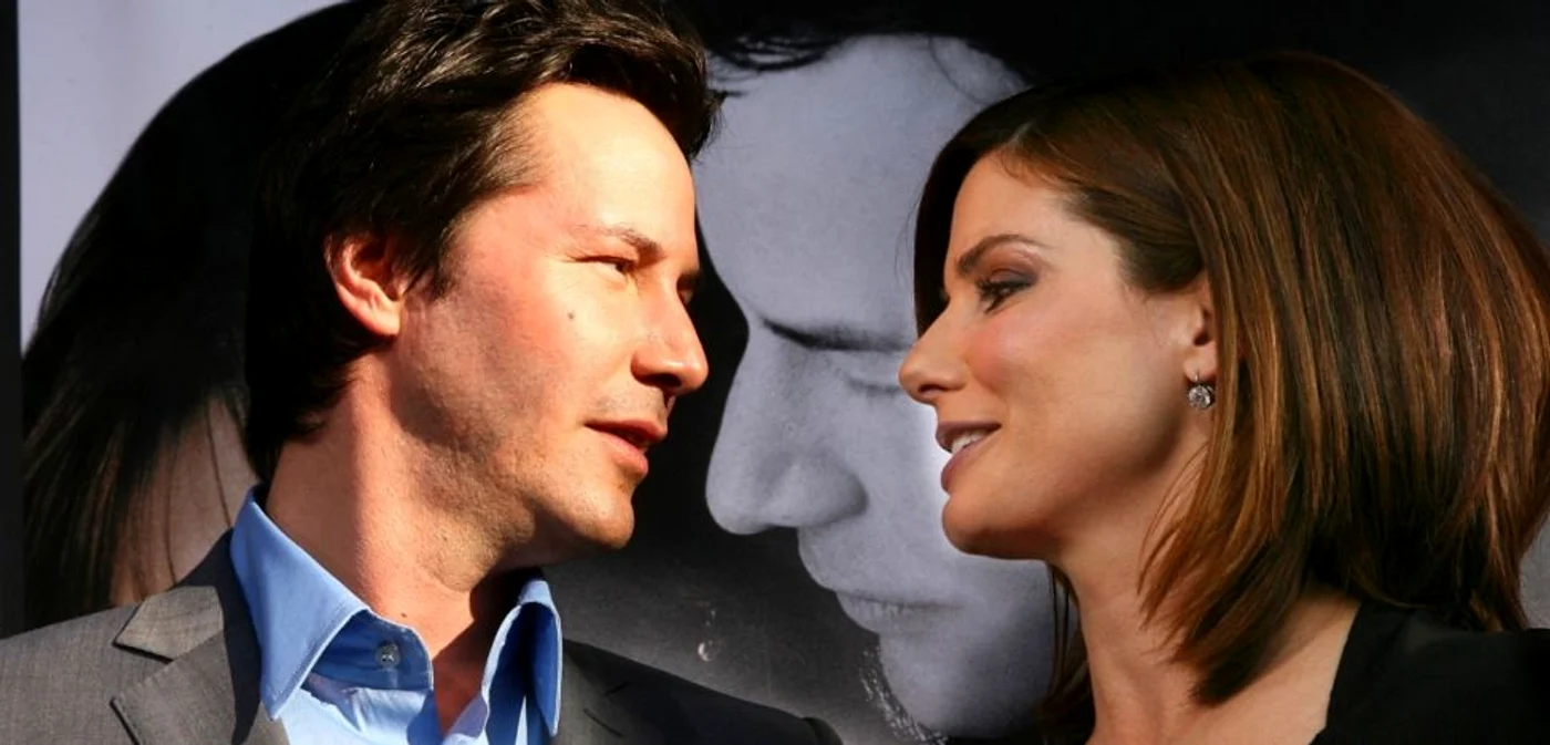 Keanu Reeves şi Sandra Bullock FOTO Guliver/Getty Images