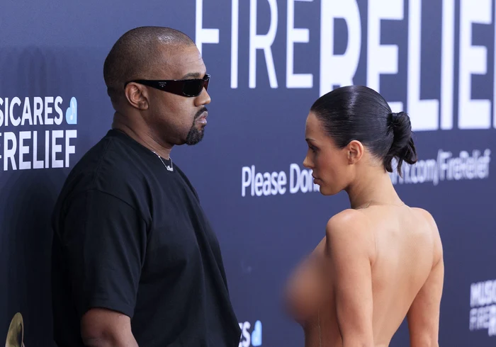 Kanye West și Bianca Censori au avut o apariție controversată la premiile Grammy FOTO Profimedia