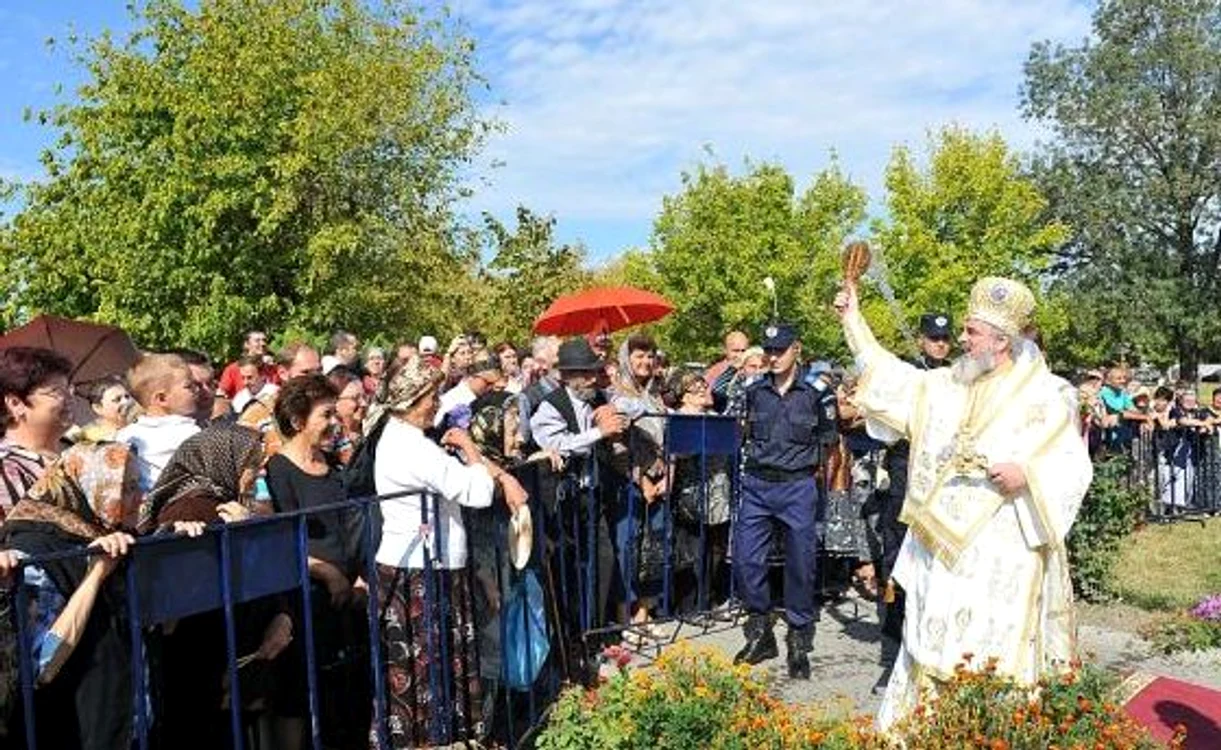 Patriarhul Daniel, la Mizil (foto:Adevărul)
