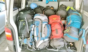 Bagajul cu care jandarmii  montani au pornit la drum jpeg