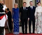 Brigitte și Emmanuel Macron, cu Regina Mary și Regele Frederik 