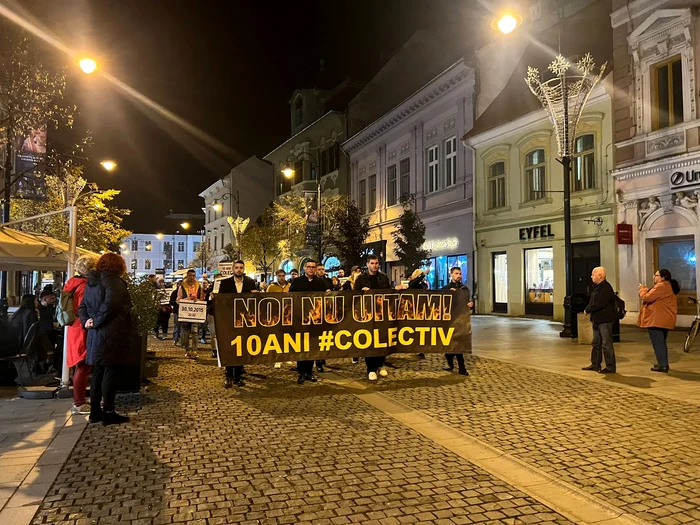 Marș comemorativ la Sibiu/FOTO: Facebook Sibiu Independent