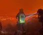 Pompierii români au luptat toată noaptea cu incendiile din Grecia. FOTO: IGSU  