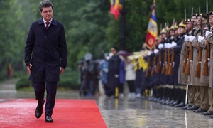 Nicușor Dan sosește la Cotroceni după ce a depus jurământul FOTO Inquam / Octav Ganea