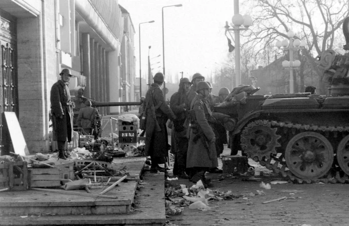 Timişoara, decembrie 1989. FOTO arhivă FORTEPAN/Urban Tamas