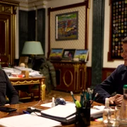 Volodimir Zelenski si Valeri Zalujnîi, la Kiev foto X @ZelenskyyUa png