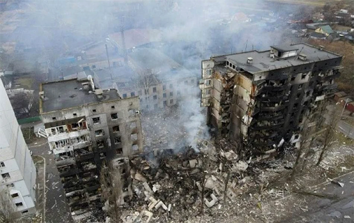 Întreg oraşul Mariupol, transformat într-o ruină