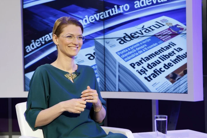 Alina Gorghiu la Adevărul Live FOTO Eduard Enea