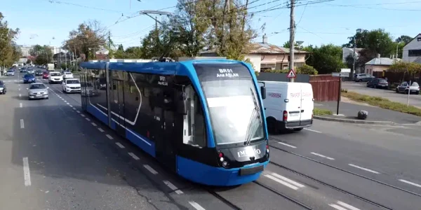 tramvai nou Braila FOTO captura video Marian Dragomir webp