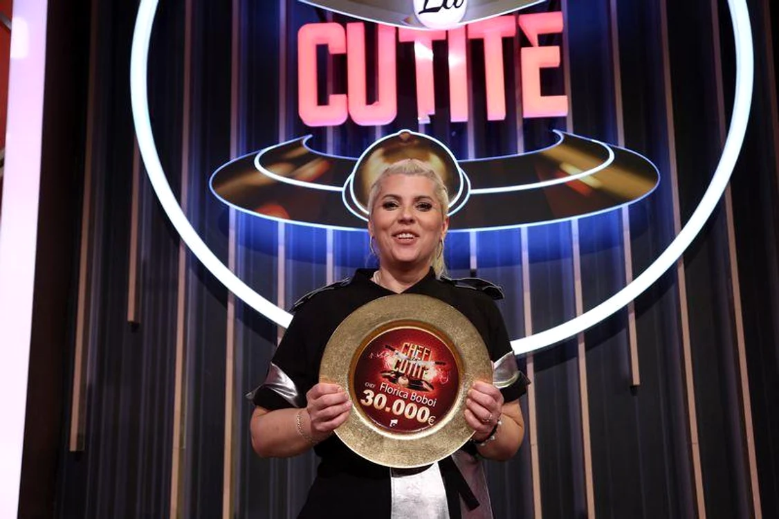 Florica Boboi a câștigat finala „Chefi la cuțite“