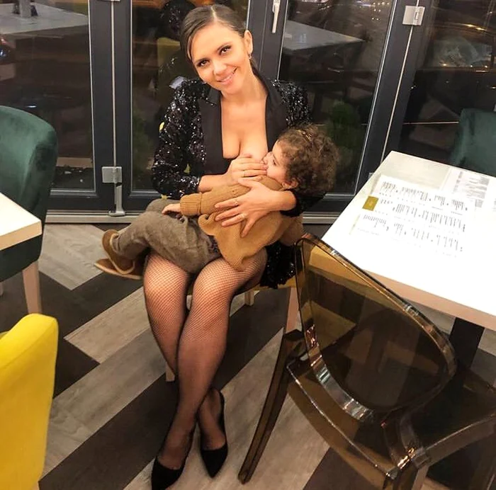 Ipostaza în care a fost surprinsă Cristina Șișcanu