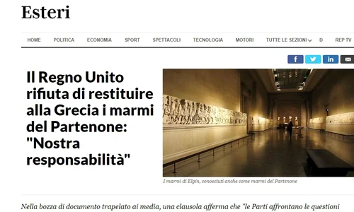 Marea Britanie refuză să restituie Greciei friza Parthenonului: „Este responsabilitatea noastră” jpeg