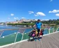 Ioan Dan Gaşpar cu bicicleta în Portugalia