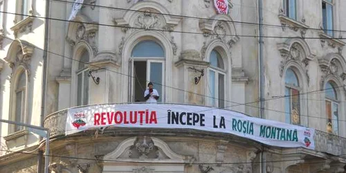 protest rosia montana cluj