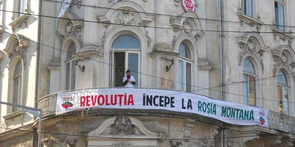 protest rosia montana cluj