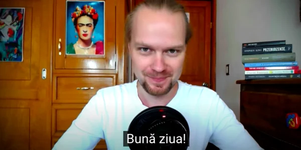 Vloggerul polonez Norbert Wierzbicki despre limba română Sursa Youtube ecolinguist