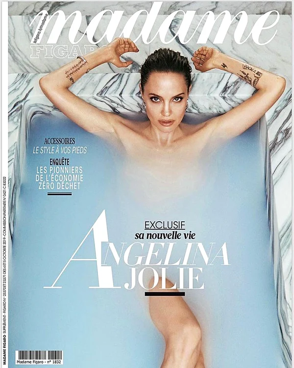 Angelina Jolie, pe coperta revistei Madame Figaro