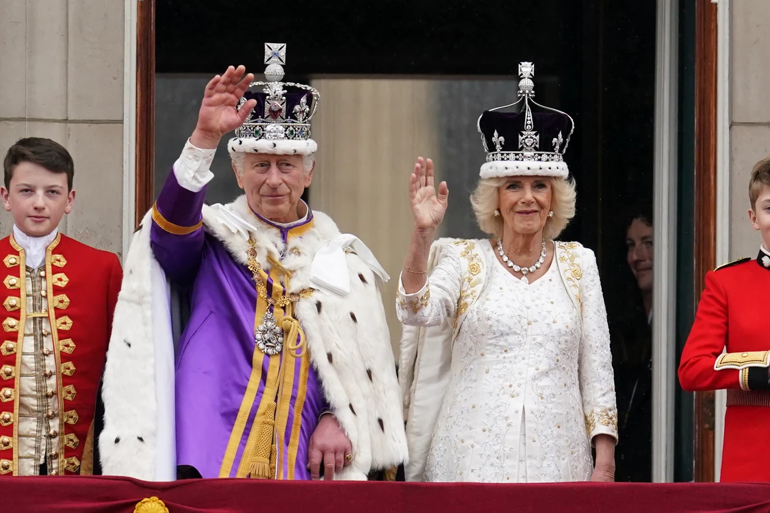Regele Charles al III-lea și Regina Camila, la încoronare. FOTO Profimedia