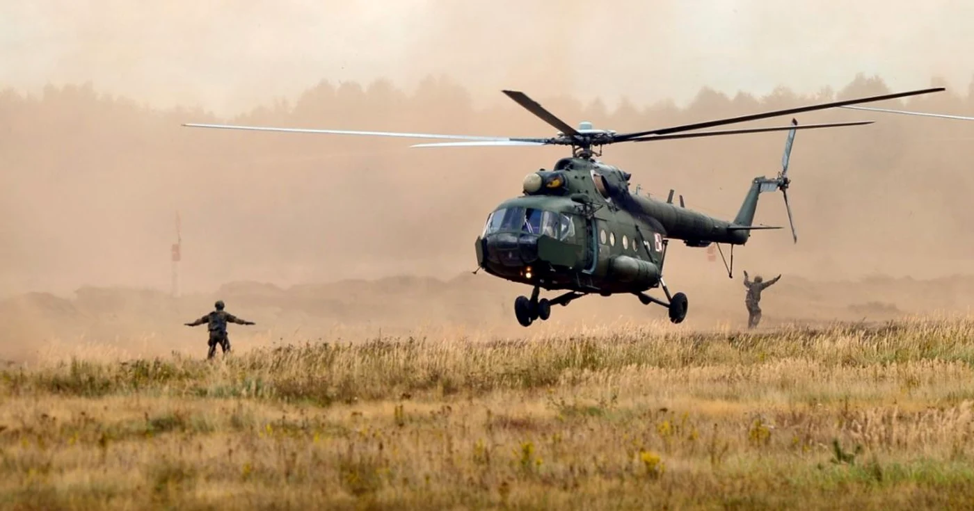 Elicopter al armatei poloneze. EPA EFE