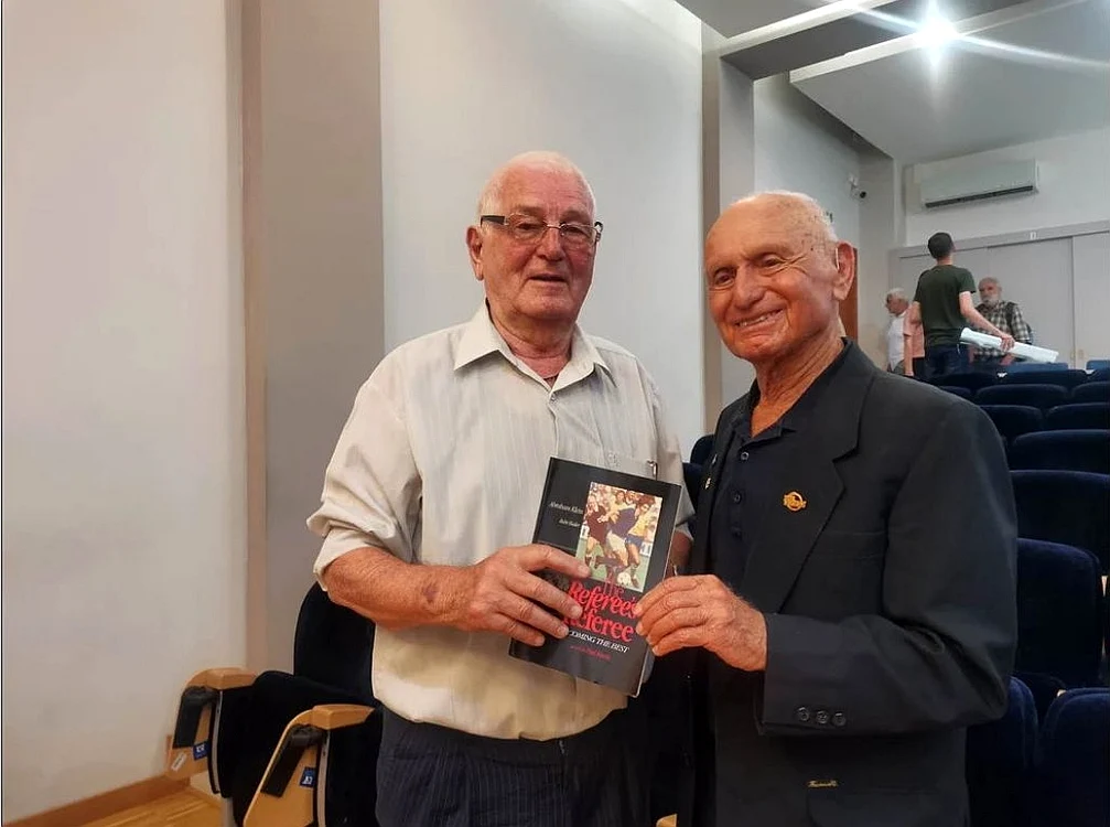 În 2023, Abraham Klein s-a întâlnit cu Ioan Igna la Timișoara (Foto: Arhiva Adevărul)