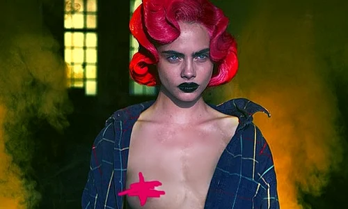 Cara Delevingne este obișnuită să și dezvăluie trupul la ședințele foto jpeg