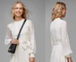 Carolina Herrera rochie albă de șifon jpg