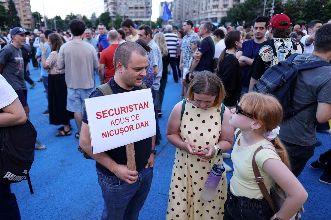 Protest în Piața Victoriei/FOTO: Inquam photos/Octav Ganea