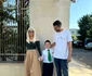 Cântăreața este foarte fericită pentru că ieri, la deschiderea anului școlar, ea și tatăl băiețelului ei au făcut pace
