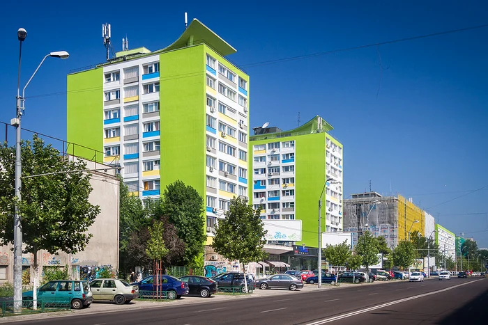 Blocuri de pe bulevardul Dimitrie Cantemir