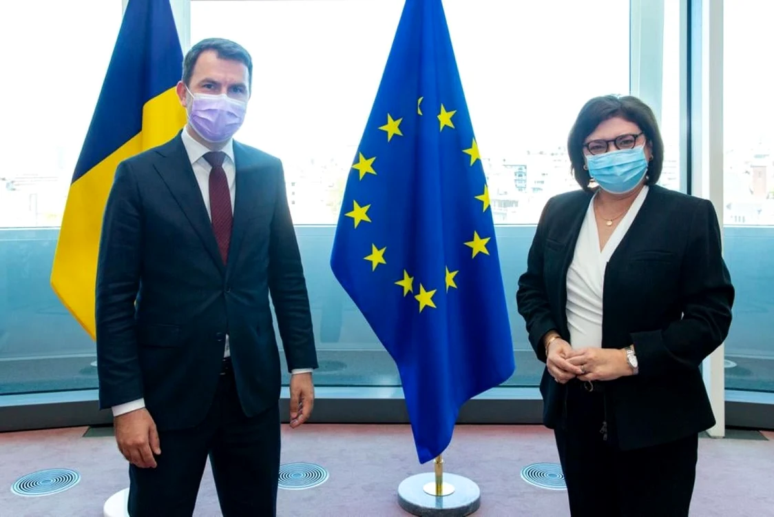 Cătălin Drulă şi Adina Vălean. FOTO Facebook Cătălin Drulă