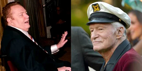 Larry Flynt  Hugh Hefner colaj FOTO Guliver/GettyImages